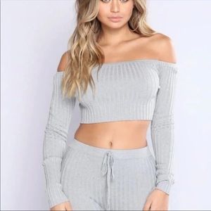 Lola Shoetique 2 piece Playa Baby Set Gray